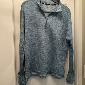 Nike women’s Blue Quarter-Zip athletic top